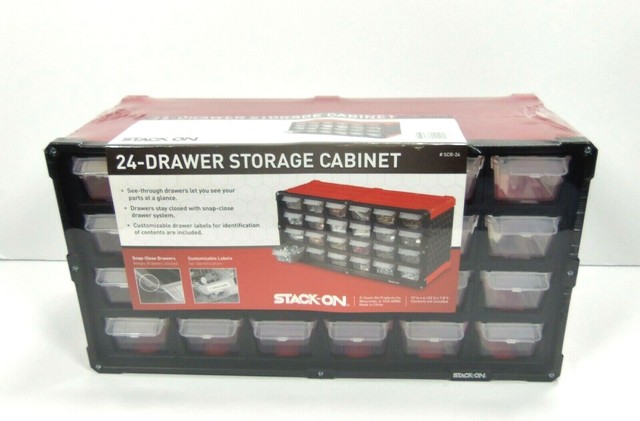 Stack On Scr 30 30 Drawer Storage Cabinet Red For Sale Online Ebay