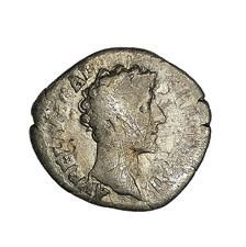 Roman Silver Denarius Coin of Marcus Aurelius ( 161-180 AD )