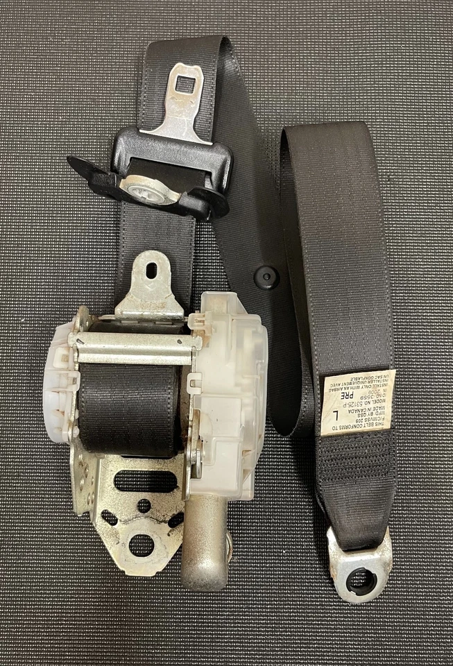 Cinturón de seguridad delantero izquierdo Toyota Matrix 2009 2010 lado del conductor OEM Foto 3 de 4