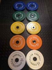 260 lbs. Olympic Bumper Weight Plate Set, Home Gym Fitness Set