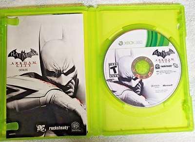 Batman: Arkham City (Microsoft Xbox 360, 2011) with ManuaL