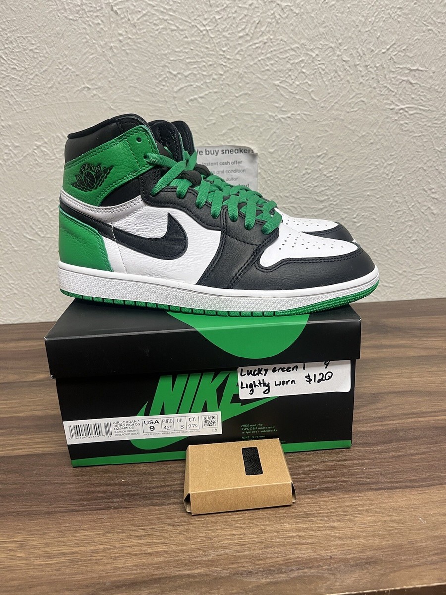 Air Jordan 1 Retro OG High Lucky Green- Size 9 | eBay