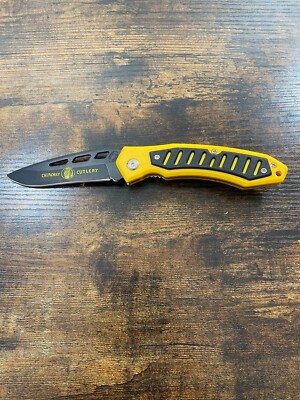 Frost Cutlery - Black Squall Yellow Folding Knife   16-674GD - 27