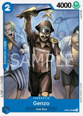 Genzo [ONE PIECE TCG] Card Game - Carddass [NEAR MINT NM] OP03-046