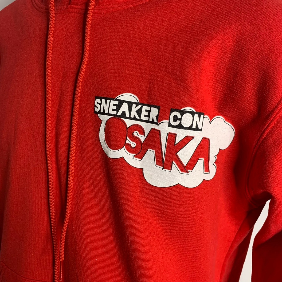 Sneaker Con Osaka Hoodie Sweatshirt Mens M Red Lion Pullover Japan