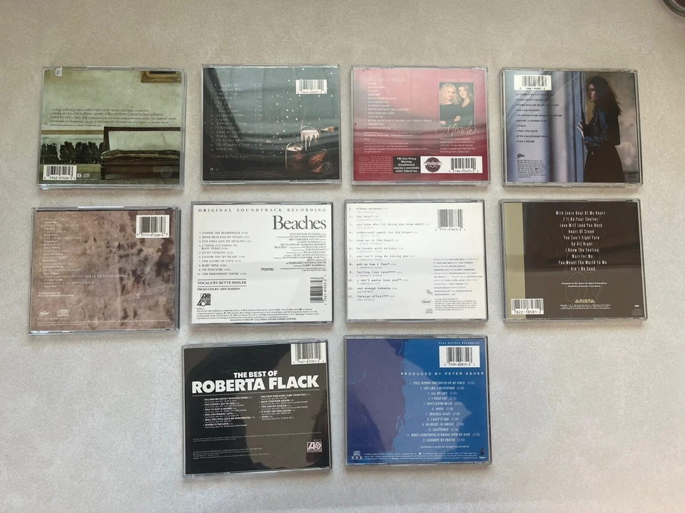 Лот из 10 поп-компакт-дисков с чехлом и оригинальными художественными работами художницы Селин Дион Эния Тина - Изображение 2 из 4