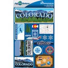 Jet Setters Dimensional Stickers Colorado
