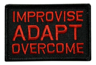 Improvise Adapt Overcome Patch [3.0 X 2.0 Hook Fastener - MM-2]