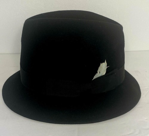 Mens Vintage Berg Fedora Hat Fifth Ave 