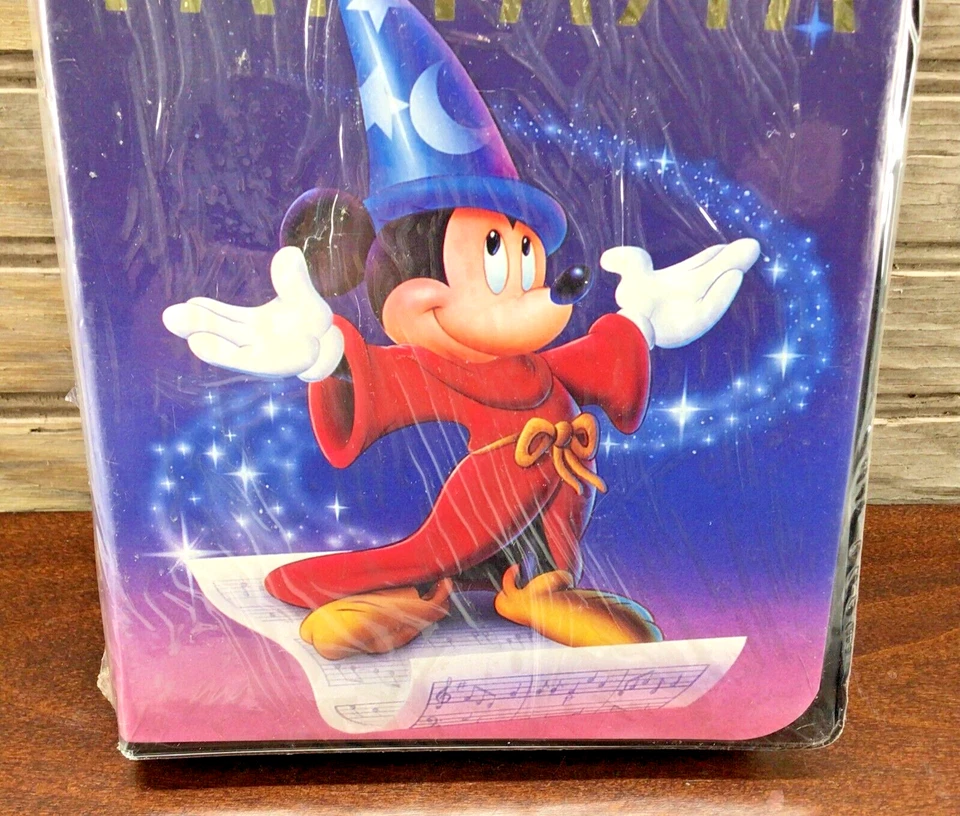 SEALED FANTASIA Masterpiece Walt Disney VHS #1132 Black Clamshell RARE Vtg 1991 - Image 4 of 4
