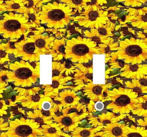 SUNFLOWERS IN BLOOM HOME DECOR LIGHT SWITCH PLATES OR OUTLETS - Picture 3 of 30