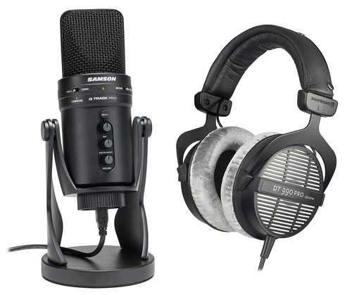 SAMSON G-Track Pro Gaming Twitch Mic+Interface+Beyerdynamic DT-990  Headphones | eBay