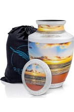 Beach Sunset Urns for Adult Male. Cremation urns for Human Ashes Adult Female
