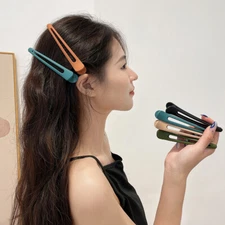 Large Hair Clip Seamless Plastic Duckbill Hair Claw Clip Side Clip Barrettes