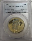 1962 PCGS PR68CAM Franklin Silver Half Dollar Cameo Proof Blast White!