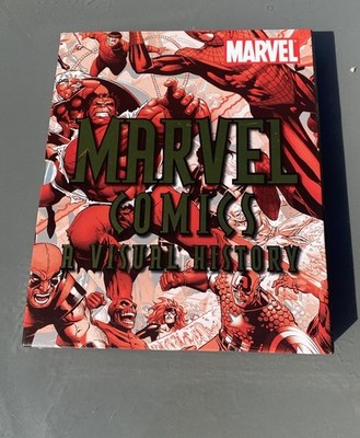 Marvel Comics: A Visual History   DK   Hardcover   Good Used Condition