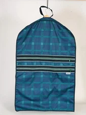 Chestnut Bay Gusset Garment Bag - Hunter Plaid
