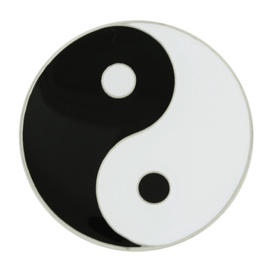 TAOISM YIN AND YANG LAPEL PIN