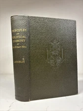 1896 John Stuart MILL / Principles of Political Economy Very Good