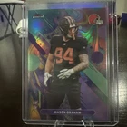 2025 Topps Finest Football Oil Spill Refractor Mason Graham #39