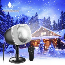 Snowfall Christmas Light Projector Indoor Outdoor Holiday Projector Lights With