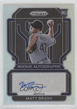 2022 Panini Prizm Rookie Auto Silver Prizm Matt Brash #RA-MA Auto 0re5
