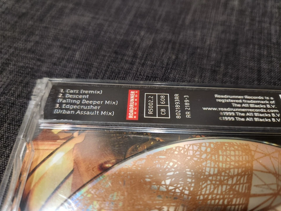 Cars [Single] by Fear Factory (CD, Sep-1999, Roadrunner) EU Import RR2189-3 - Image 3 of 4