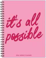 It's All Possible 2026 6.5 X 8.5 Weekly Monthly Softcover Planner Press Kalender