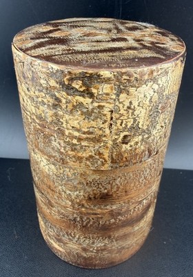 Cherry Bark Tea Caddy Natural Wood Chazutsu Japanese Handcrafted Japan