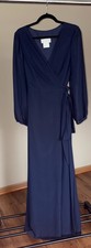 Vivian Diamond NAVY chiffon MOTHER OF THE BRIDE /SPECIAL OCCASION Dress 12