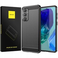 Spacecase Carbon-Case FüR Samsung Galaxy M55 5G Schwarz