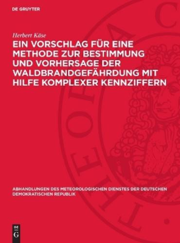 Herbert Käse Ein Vorschlag Für Eine Methode Zur Bestimmung Un (Copertina rigida)