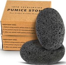 Natural Pumice Stone for Feet - Lava Foot Exfoliator Scrubber Pedicure Tools, De