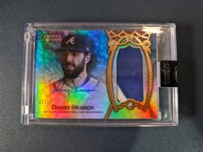 2022 Topps Dynasty Dansby Swanson Patch Auto Autograph #/10 #DAP-DS1 Braves