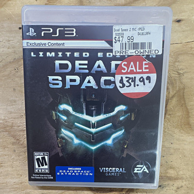 Sony Dead Space 2 Limited Edition PS3 Manual Included M Rated Action Game