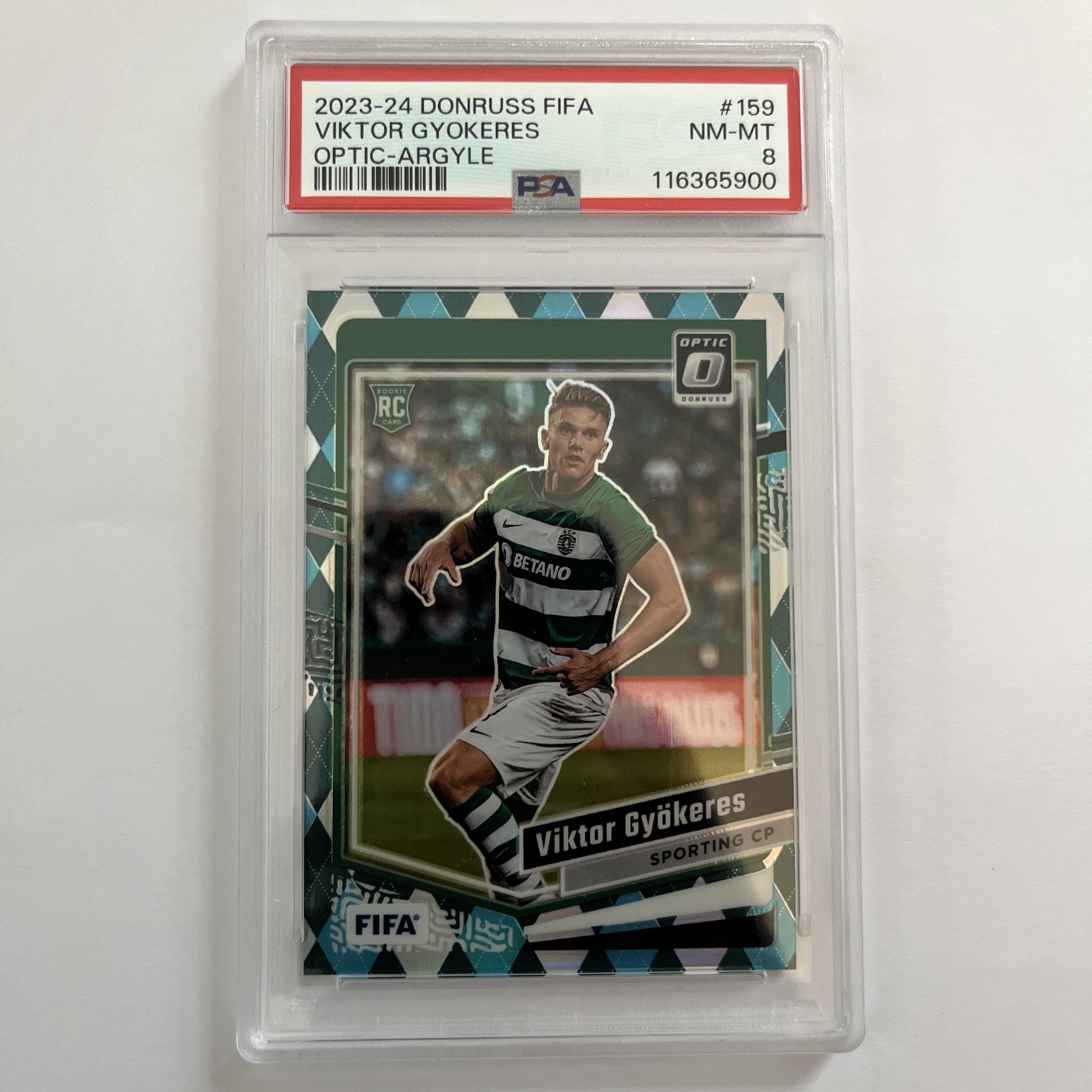 2023-24 Panini Donruss Fifa - Optic Viktor Gyokeres #159 Argyle Prizm (RC)