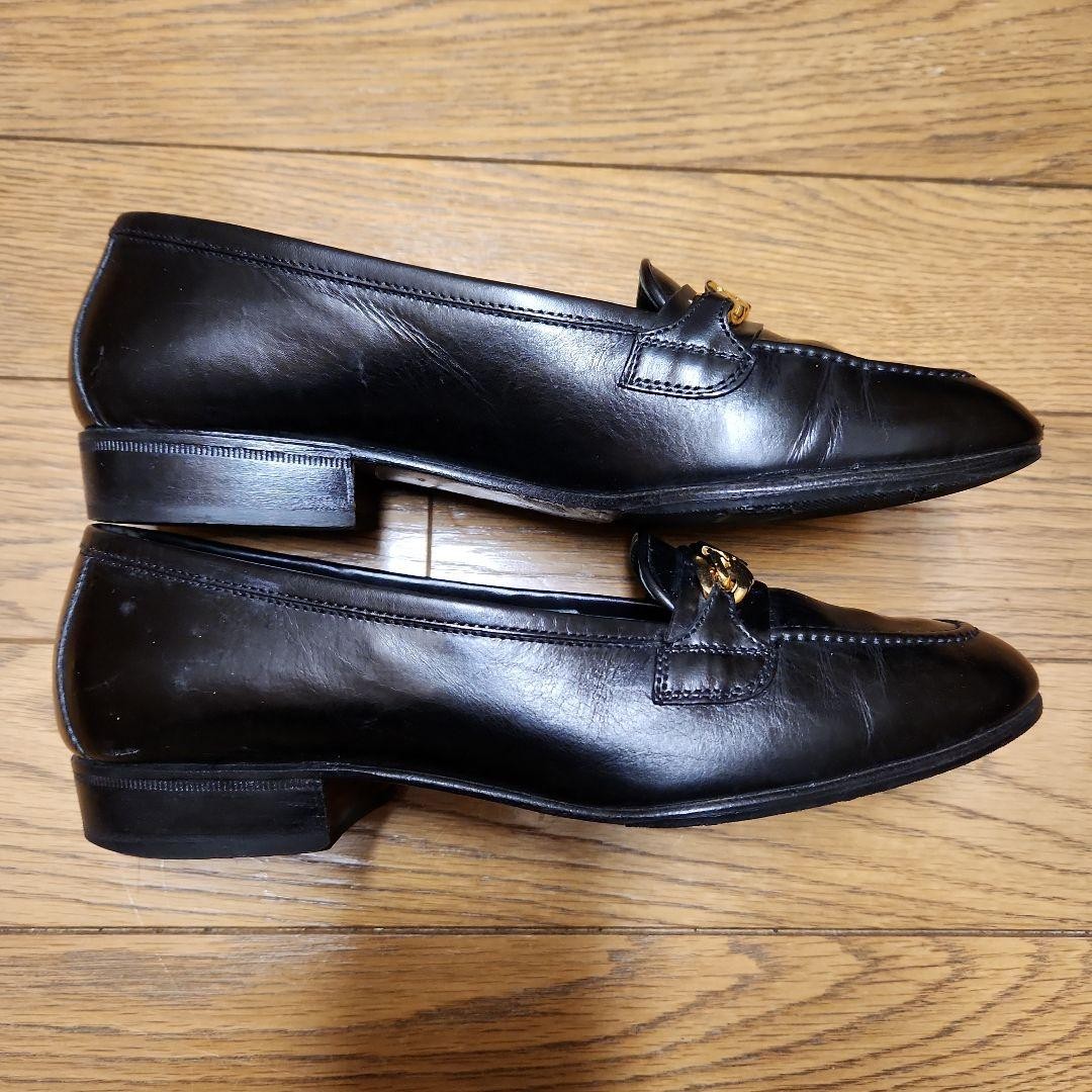 GUCCI Women's Loafers Leather Black Size:35/JP:22 From Japan 147847K Authentic thumbnail 3