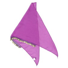 Foulard de danse orientale : Coiffe de danseuse orientale tribale ornée de