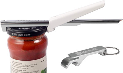 Adjustable Jar Opener for Arthritis & Weak Hands & Seniors, Easily Opens 3/8'' to