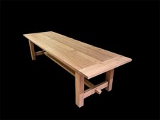 bespoke oak dining table