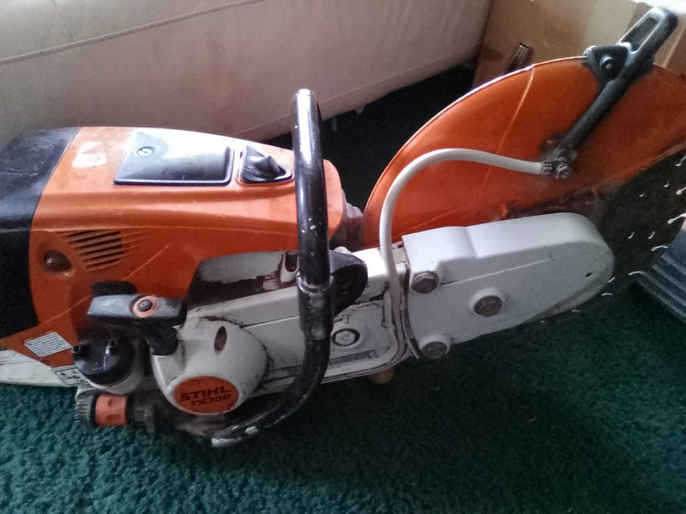 SIERRA DE CORTE DE HORMIGÓN STIHL TS700 A GAS 14" ¡CON HOJA DE DIAMANTE DE 14"!!! Foto 3 de 4