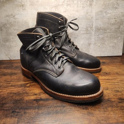 Harley Davidson Mens 9.5 M Sinclair Black Leather Motorcycle Boots D99914