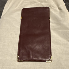 Cartier Paris Mastrin Bordeaux Glasses Case Vintage