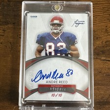 Andre Reed 2026 CHOICE INSIGNIA AUTOGRAPHED CARD 10/10 Buffalo Bills