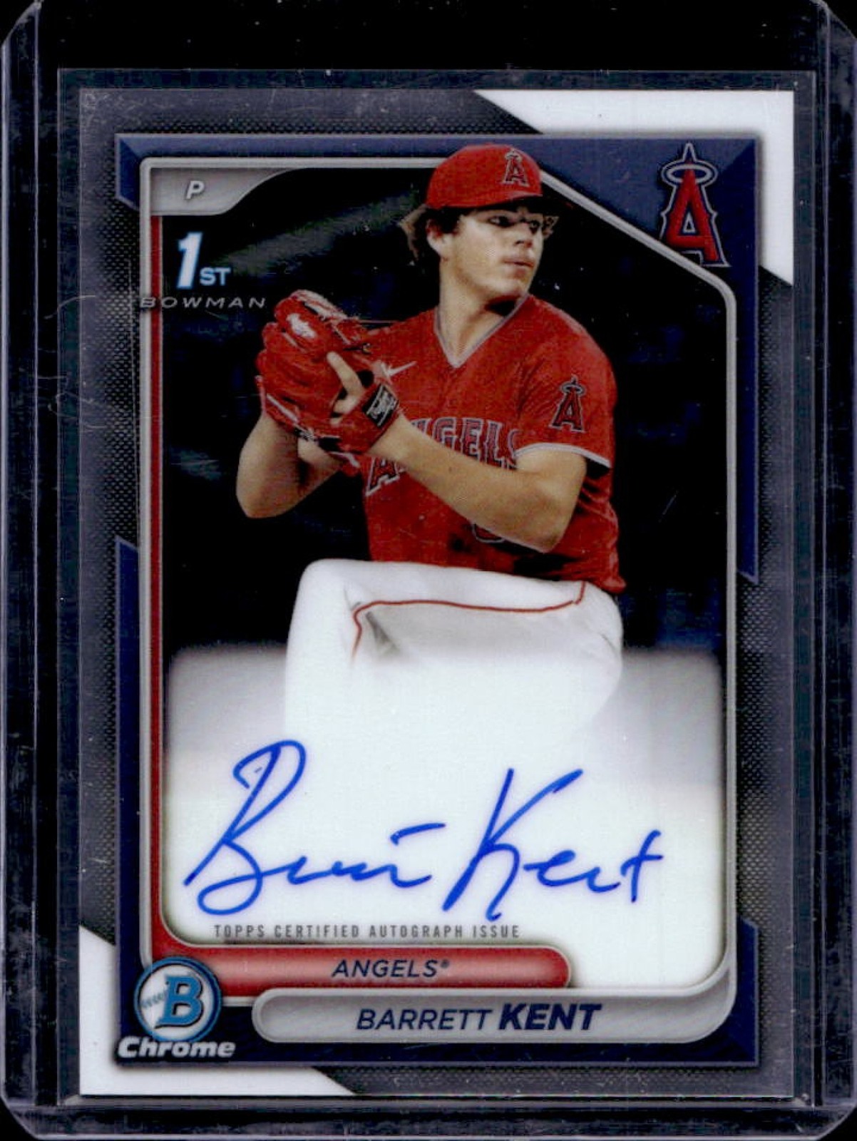 2024 Bowman Barrett Kent Chrome Auto 1st Prospect #CPA-BK Angels
