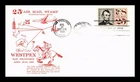 Dr Jim Stamps Fdc 25C Intl Rate Air Mail Westpex 1960 Official Cachet