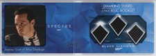 2025 James Bond Black Diamond Shard 3-Piece Relic Booklet Andrew Scott as 02aj