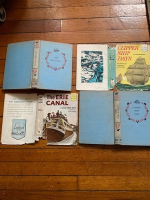 Lot 2 Landmark Books: Erie Canal; Clipper Ship Days