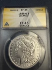 1886-O Morgan Silver Dollar ANACS EF 45