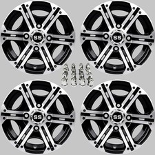 YAMAHA GRIZZLY 660 12" VIPER M/B ATV / UTV ALUMINUM WHEELS (SET 4) IRS1CA